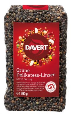 Grüne Delikatess Linsen